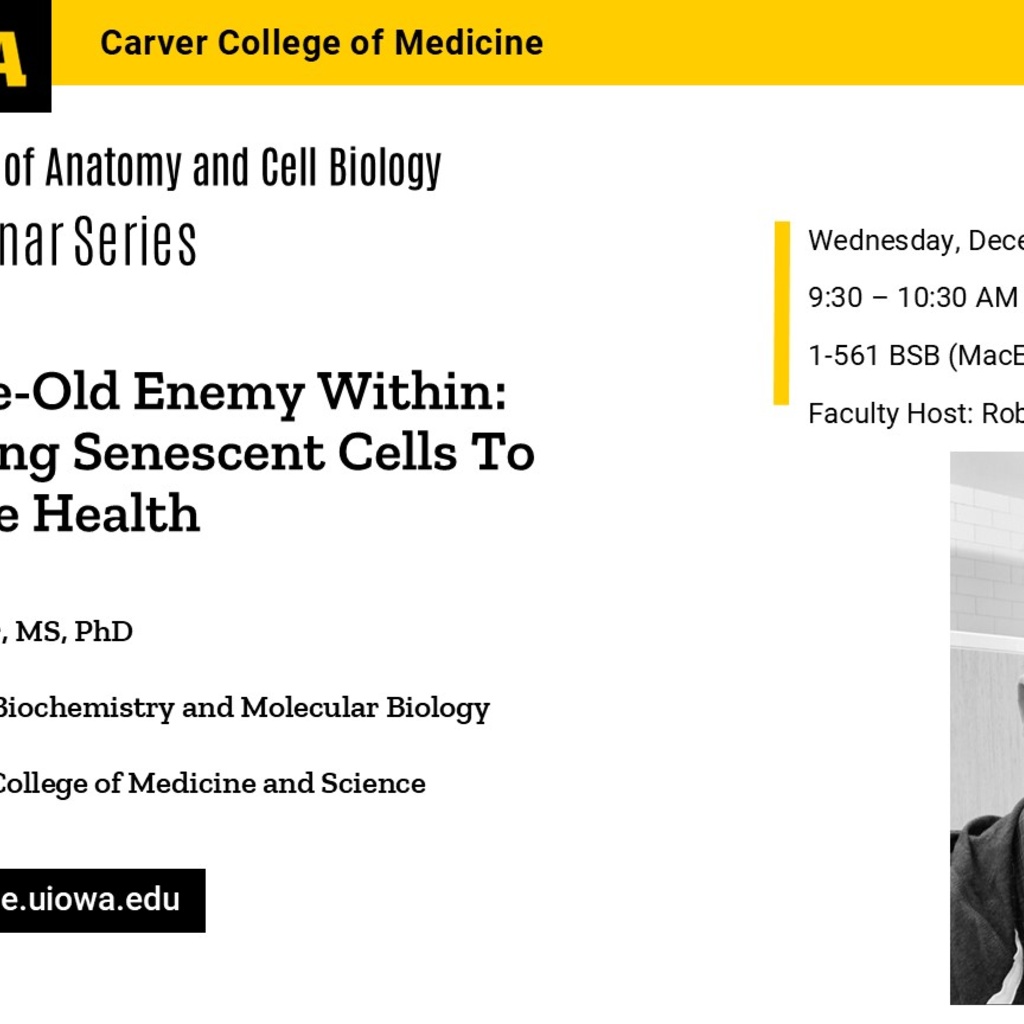 ACB Seminar Series - Darren Baker  promotional image